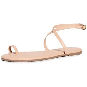 Tkees phoebe sandal sz 8 color nude like new